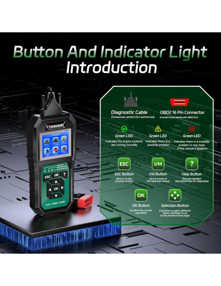 Escáner OBD2 KONNWEI TLB470 para Ford Lincoln Mercury