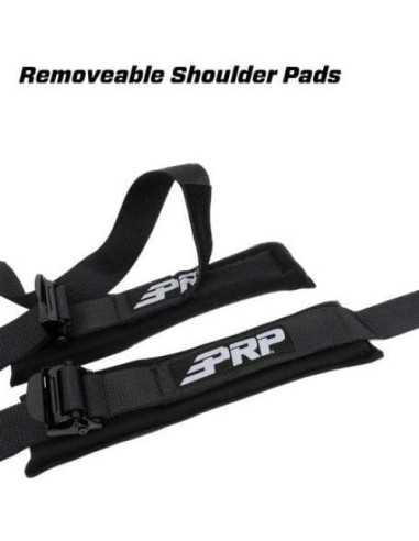 Arnés de 5 Puntos PRP SB5.3 con Cinturones de 7.62 cm Negro