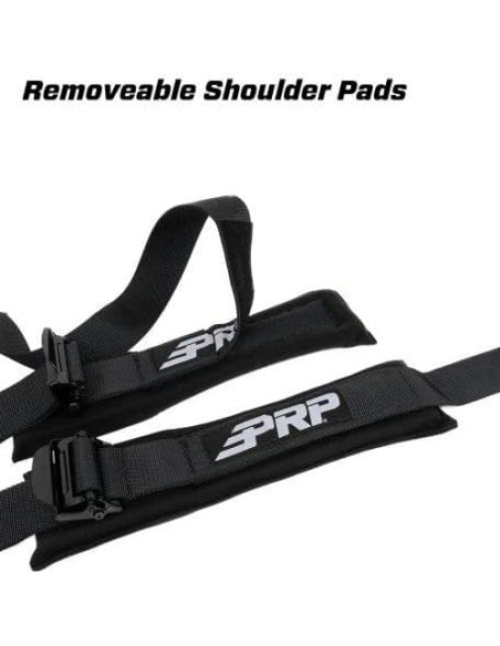 Arnés de 5 Puntos PRP SB5.3 con Cinturones de 7.62 cm Negro