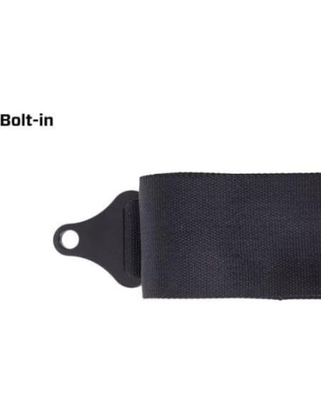 Arnés de 5 Puntos PRP SB5.3 con Cinturones de 7.62 cm Negro