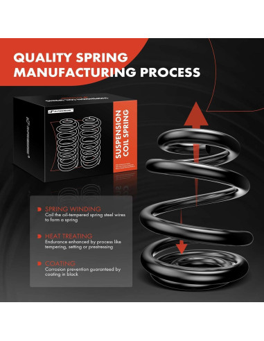 Juego de Resortes de Suspensión Trasera A-Premium para BMW E36 Z3