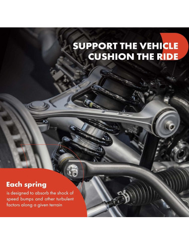 Juego de Resortes de Suspensión Trasera A-Premium para BMW E36 Z3