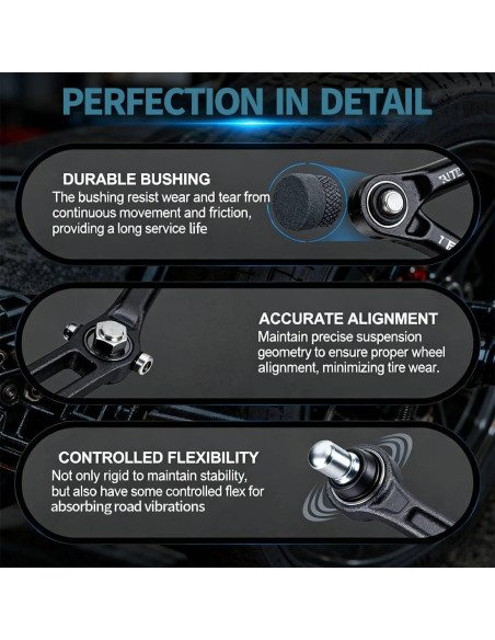 Brazo de Control Inferior Derecho con Junta Esférica CWWNBN para Dodge Colt 1985-1986 y Mitsubishi Mirage 1985-1988