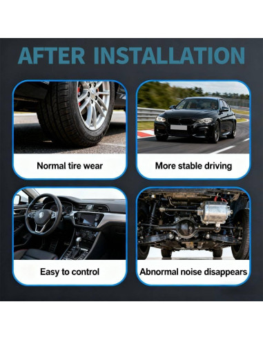 Brazo de Control Inferior Derecho con Junta Esférica CWWNBN para Dodge Colt 1985-1986 y Mitsubishi Mirage 1985-1988