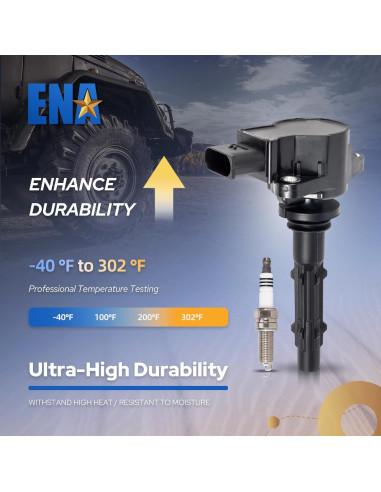 ENA 8 Bobinas de Encendido y 8 Bujías Platino para Mercedes