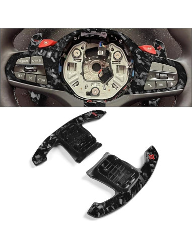 Palanca de Cambio BMW F20 F21 F22 F30 F31 Fibra de Carbono 2Pcs