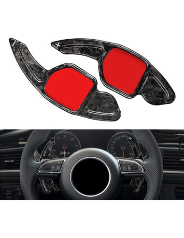Extensiones de Palanca de Cambio Audi MEETALLGOOD Fibra Carbono