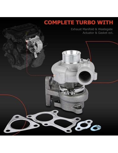 Turboalimentador A-Premium TD04 con Junta para Mitsubishi L200 2010-2015 2.5L