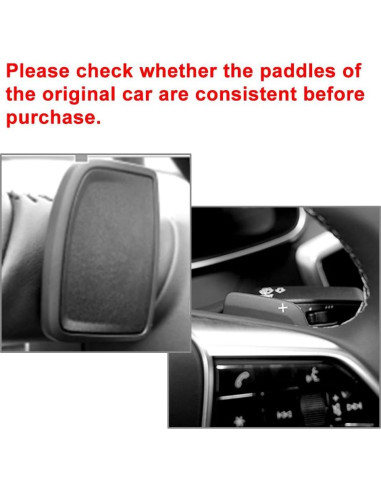 Extensión de Cambio de Palanca Audi A3 A4 A5 A6 A7 Fibra de Carbono