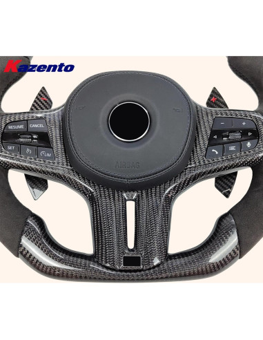 Volante de Fibra de Carbono Kazento para BMW Serie 5 G30 2018-2024
