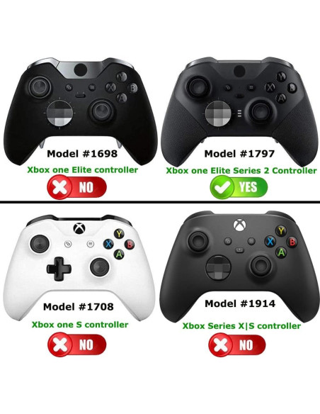 Juego de 2 Palancas Analógicas Cortas Convexas Deal4GO para Xbox Elite 2