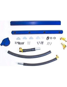 Kit de Riel de Combustible BBK 5010 Aluminio Alto Flujo Ford 5.0L 2