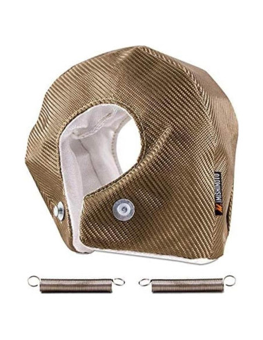Manta Turbo de Titanio Mishimoto T4 - Protección Calor 1260C