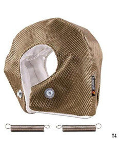 Manta Turbo de Titanio Mishimoto T4 - Protección Calor 1260C 2