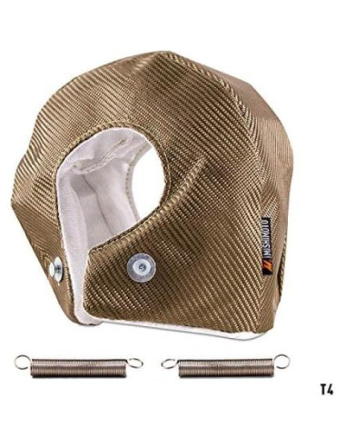 Manta Turbo de Titanio Mishimoto T4 - Protección Calor 1260C
