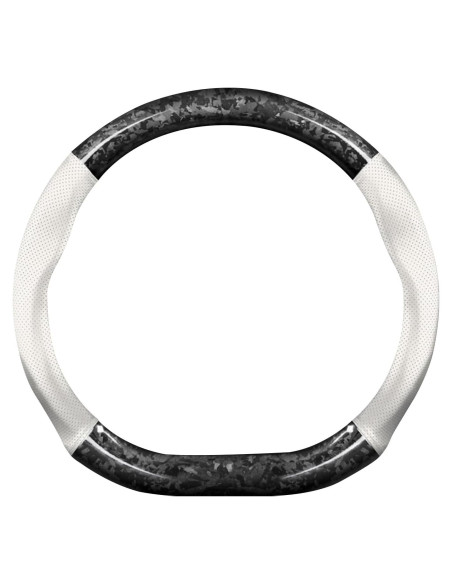 Manga de Volante Ergocar Tipo D 37-38cm Carbono y Cuero