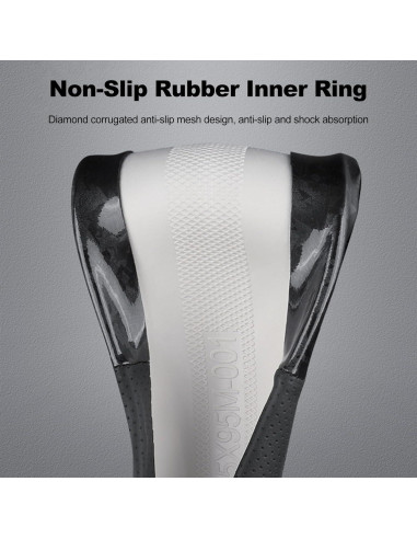 Manga de Volante Ergocar Tipo D 37-38cm Carbono y Cuero