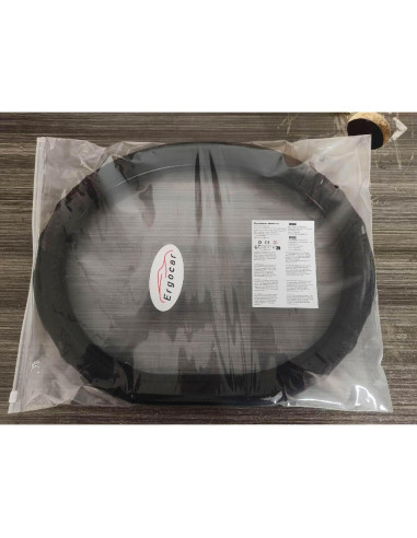 Manga de Volante Ergocar Tipo D 37-38cm Carbono y Cuero