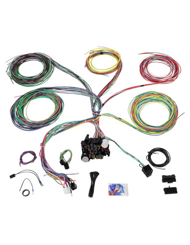 Kit de Cableado Universal 21 Circuitos JY PERFORMANCE 17 Fusibles