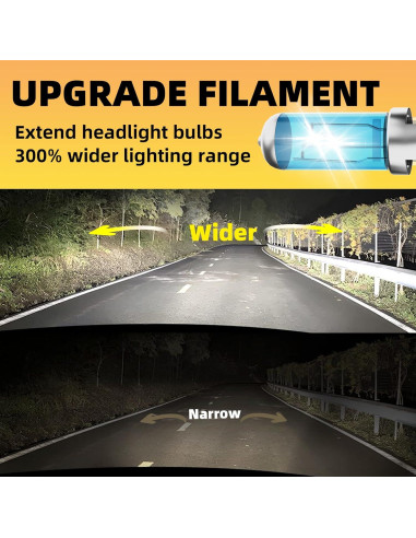 Bombillas Halógenas AOXTOZH H9 H7 para Volkswagen Passat 2016-2019