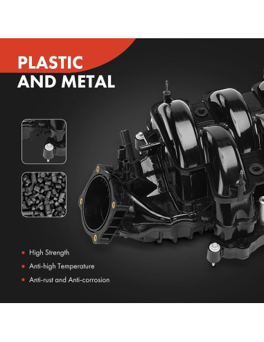 Colector de Admisión A-Premium para Ford Mustang 2018-2023 5.0L