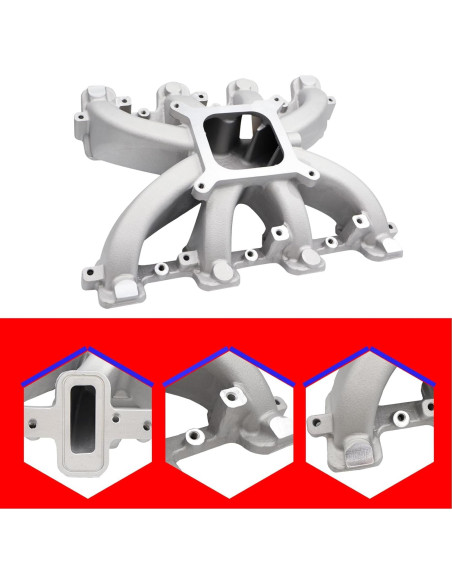 Colector de Admisión SMMS 300-132 para Chevy Camaro Corvette V8