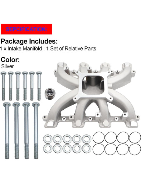 Colector de Admisión SMMS 300-132 para Chevy Camaro Corvette V8