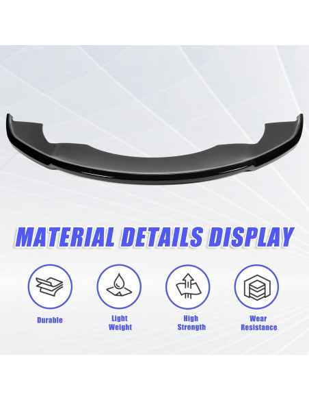 Labio Divisor de Parachoques Frontal KUAFU para Tesla Model X 2016-2020