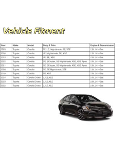 Colector de Admisión Xinlidatech para Toyota Corolla 2019-2025 2