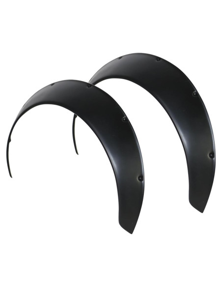 Guardabarros Traseros Universales IKON V3 90mm Negro Polipropileno