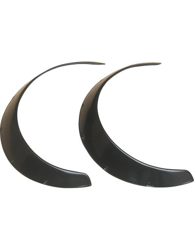 Guardabarros Traseros Universales IKON V3 90mm Negro Polipropileno