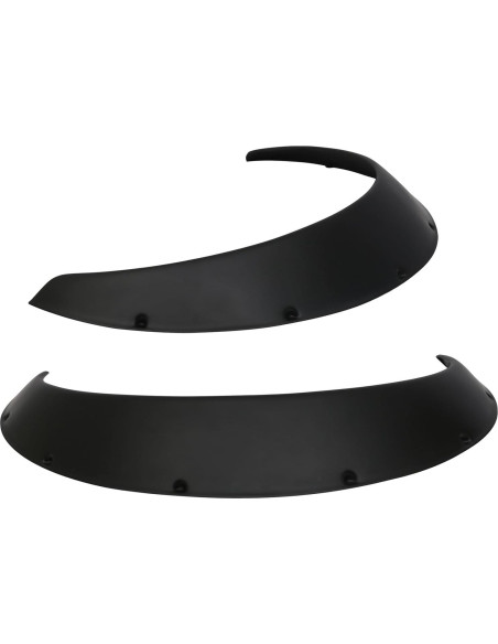 Guardabarros Traseros Universales IKON V3 90mm Negro Polipropileno