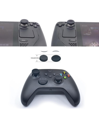 Juego de Tapas de Agarre para Pulgar ZHI-NYLLDJS 16pcs Xbox/Steam Deck