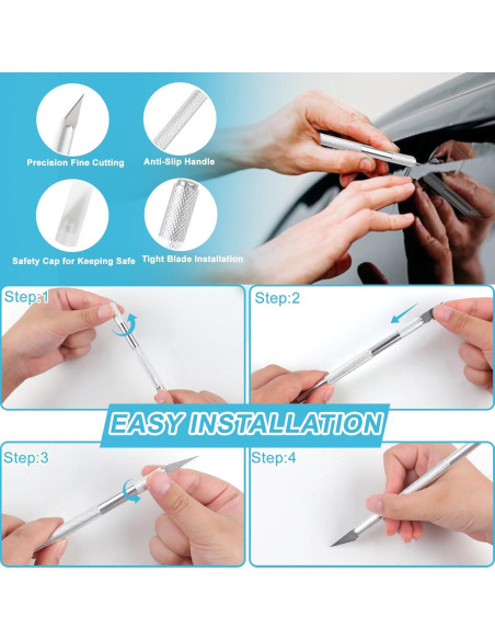 Kit de Herramientas para Tintado de Ventanas SooDeei 10PCS