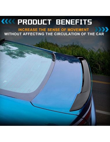 Spoiler Trasero Honda Accord 2023-2024 Alerón ABS Carbono