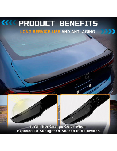 Spoiler Trasero Honda Accord 2023-2024 Alerón ABS Carbono