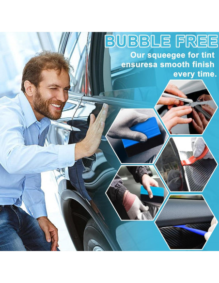 Kit de Herramientas para Tintado de Ventanas SooDeei 10PCS