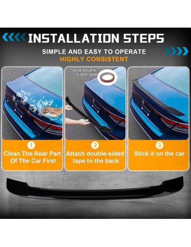 Spoiler Trasero Honda Accord 2023-2024 Alerón ABS Carbono