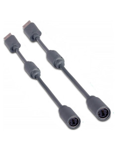 Paquete de 2 Cables USB de Reemplazo Xbox 360 - 27cm Gris