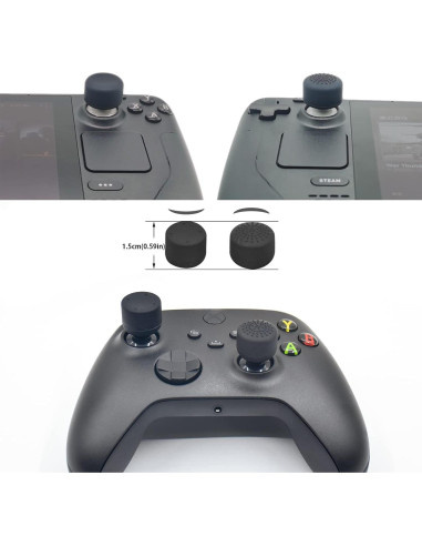 Juego de Tapas de Agarre para Pulgar ZHI-NYLLDJS 16pcs Xbox/Steam Deck