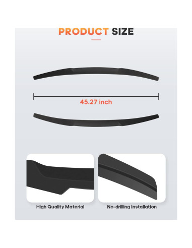 Alerón de Maletero ABS FINDAUTO para Audi A3 S3 2014-2020