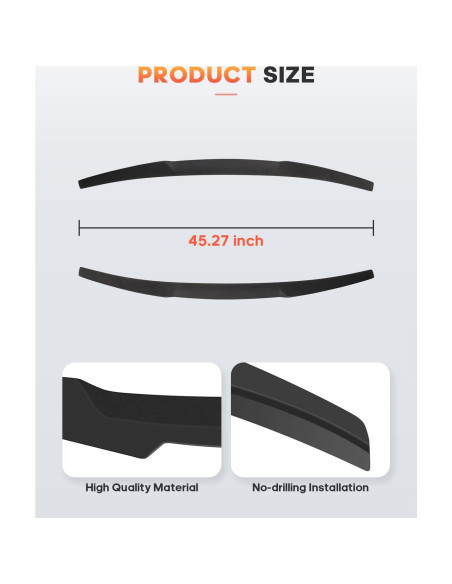 Alerón de Maletero ABS FINDAUTO para Audi A3 S3 2014-2020