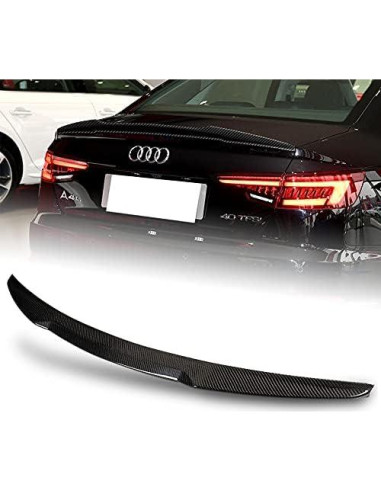 Alerón de Maletero W-POWER Fibra de Carbono Audi A4 2017-2022