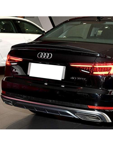 Alerón de Maletero W-POWER Fibra de Carbono Audi A4 2017-2022