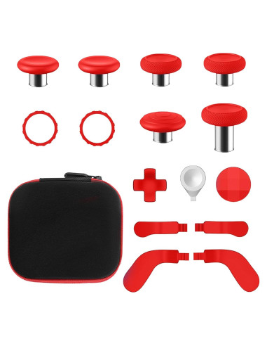 TOMSIN 15 en 1 Accesorios Xbox Elite Series 2 Rojo
