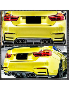 Difusor Trasero de Fibra de Carbono MCARCAR para BMW F80 M3 F82 M4 2015-2019 2