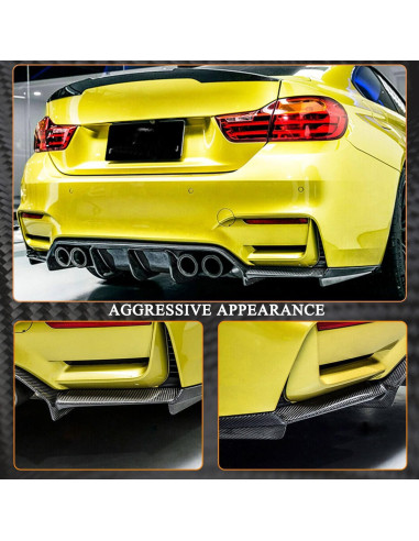 Difusor Trasero de Fibra de Carbono MCARCAR para BMW F80 M3 F82 M4 2015-2019