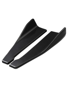 Parachoques Spoiler Splitters Eohfsxk ABS Negro 10 Piezas