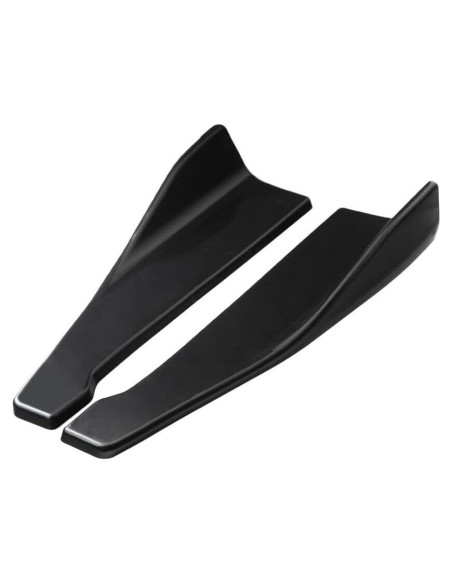 Parachoques Spoiler Splitters Eohfsxk ABS Negro 10 Piezas