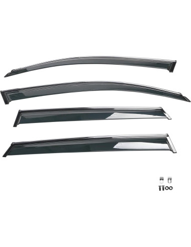 Viseras de Ventana IKON MOTORSPORTS Ahumadas para Audi Q5 2009-2017